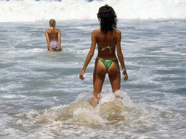 Пляжная жизнь Чили в 1980-е годы на цветных снимках