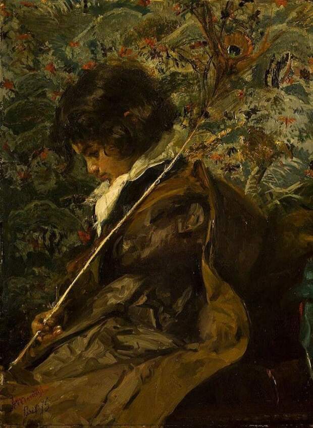 художник Антонио Манчини (Antonio Mancini) картины – 23