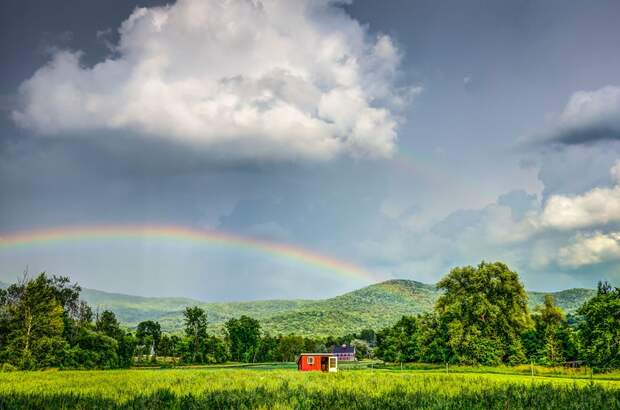 rainbows14 rainbows14 50 потрясающих фотографий двойной радуги
