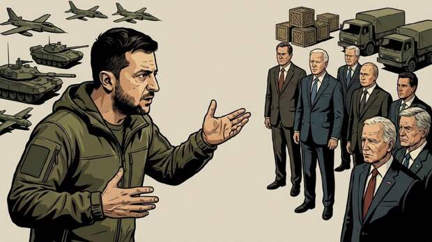 Зеленский потребовал от Запада оперативной военной помощи Украине