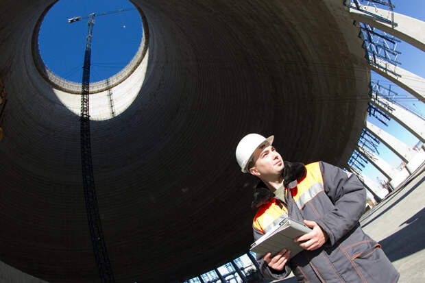Монтаж купола контейнмента на Ростовской АЭС