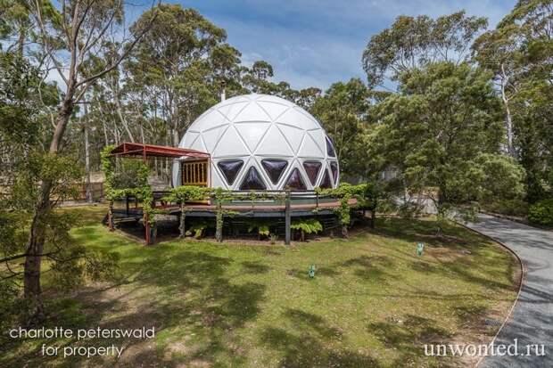 Дом Гео-купол на острове Тасмания