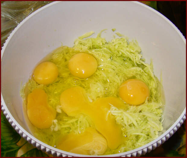 Закусочный кабачковый торт Закусочный кабачковый торт