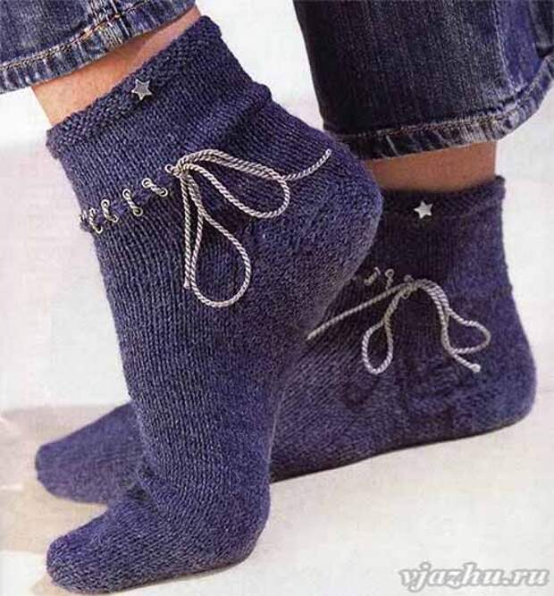 носки со шнуровкой