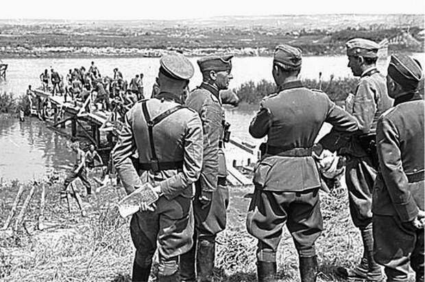 Румыно-германские войска на границе с СССР, 22 июня 1941 года