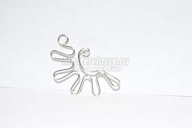 wire Wrap. Серьги из проволоки с ониксом