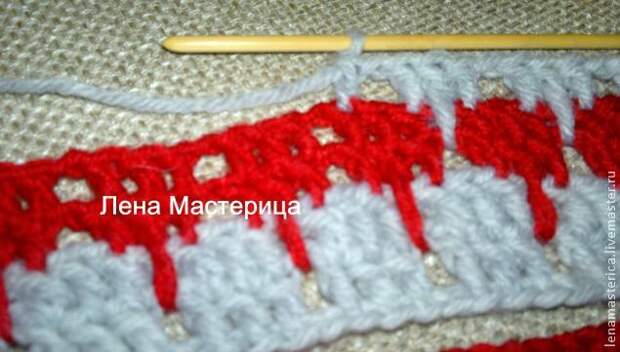 Шапка и снуд-воротник «Красная дымка»