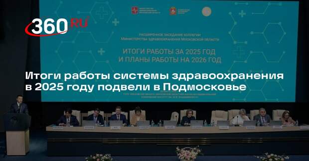Итоги работы системы здравоохранения в 2025 году подвели в Подмосковье