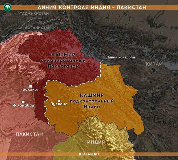 Пакистан до 1971 года карта