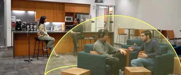 Наушники с ИИ создают вокруг пользователя «звуковой пузырь»