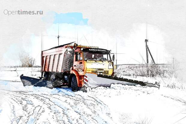 Жителям Мценского района посоветовали звонить в ЕДС для расчистки дорог