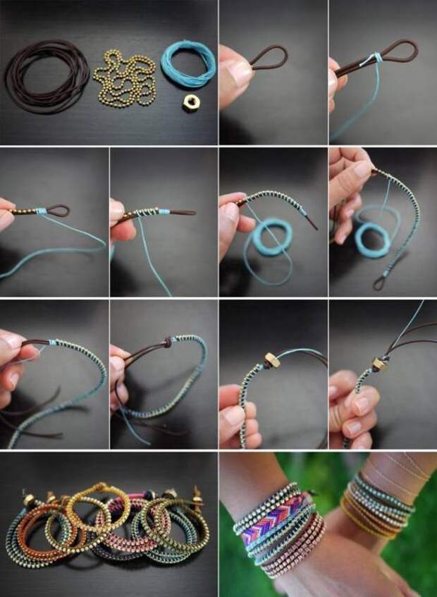 Браслеты своими руками: как сделать простые и красивые браслеты