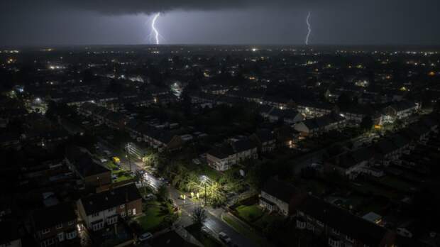 Daily Mail: в Британии тысячи домов остались без света из-за шторма «Дэйв»