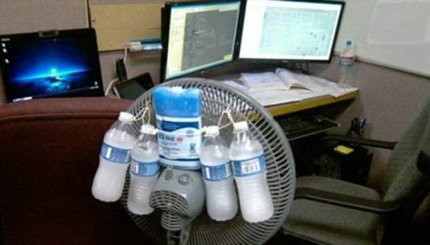 Вентилятор вам в голову: подборка забавных способы борьбы с жарой