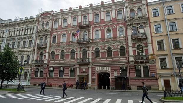 Здание генерального консульства США в Санкт-Петербурге. Архивное фото Здание генерального консульства США в Санкт-Петербурге. Архивное фото