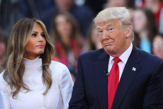 Мелания и Дональд Трамп 