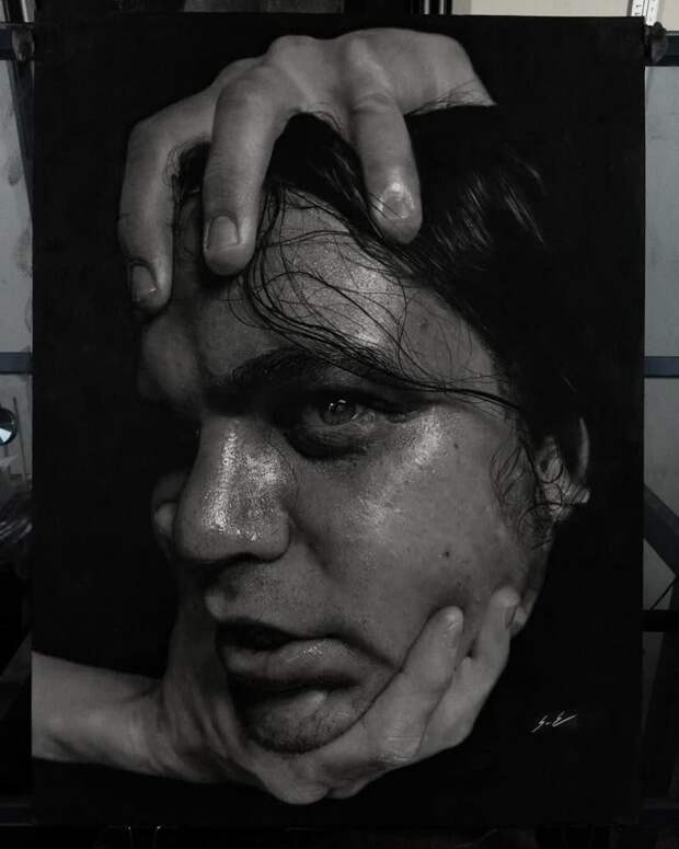 Фотография: Дилан Икин и его фотореалистичные рисунки углем №16 - BigPicture.ru