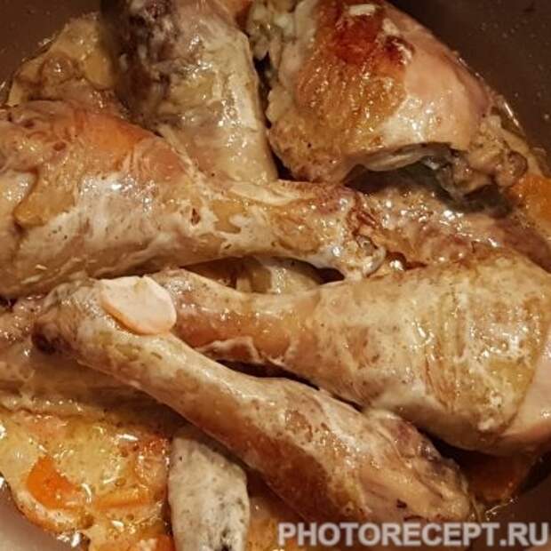 Фото рецепта - Тушеная курица в мультиварке - шаг 4