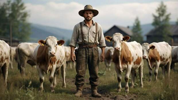 Животновод / Изображение сгенерировано Алиса AI / amic.ru