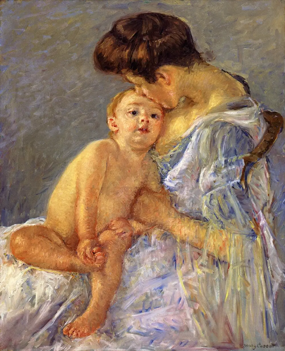 Рассказ целовал маму. Mary Cassatt 1844 1926.