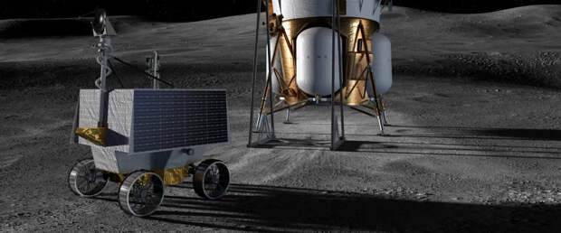 NASA выбрало Blue Origin для доставки ровера на Южный полюс Луны