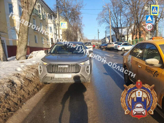 Шестилетний мальчик попал в больницу после ДТП на улице Кауля в Туле