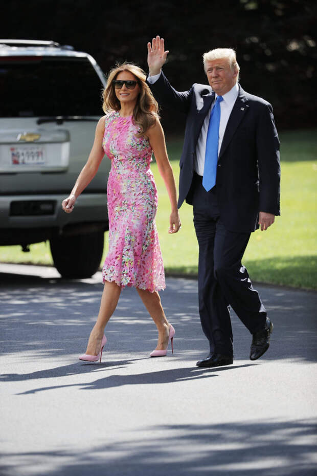 Мелания и Дональд Трамп 