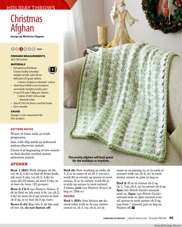 Crochet Worlds Christmas in Crochet - Holiday 2013 - 紫苏 - 紫苏的博客 Crochet Worlds Christmas in Crochet - Holiday 2013 - 紫苏 - 紫苏的博客