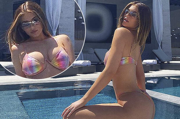 Бассейн, загар, игры с дочкой и TikTok: как проходит самоизоляция Кайли Дженнер