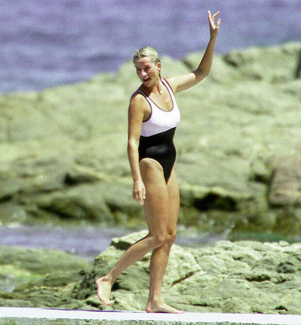 Принцесса Диана в Сен-Тропе, 1997 год