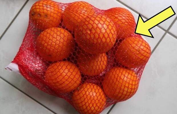 Секрет красной «авоськи» для апельсинов.
