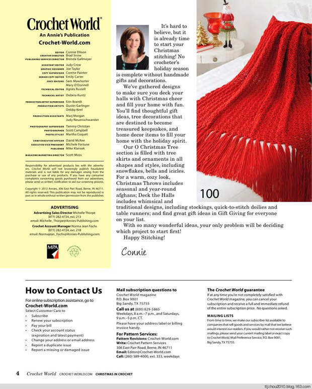 Crochet Worlds Christmas in Crochet - Holiday 2013 - 紫苏 - 紫苏的博客 Crochet Worlds Christmas in Crochet - Holiday 2013 - 紫苏 - 紫苏的博客