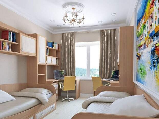 В детской комнате должно быть большое окно. / Фото: roomester.ru