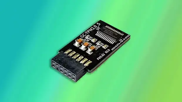 Пример дискретного модуля TPM для установки на материснкую плату