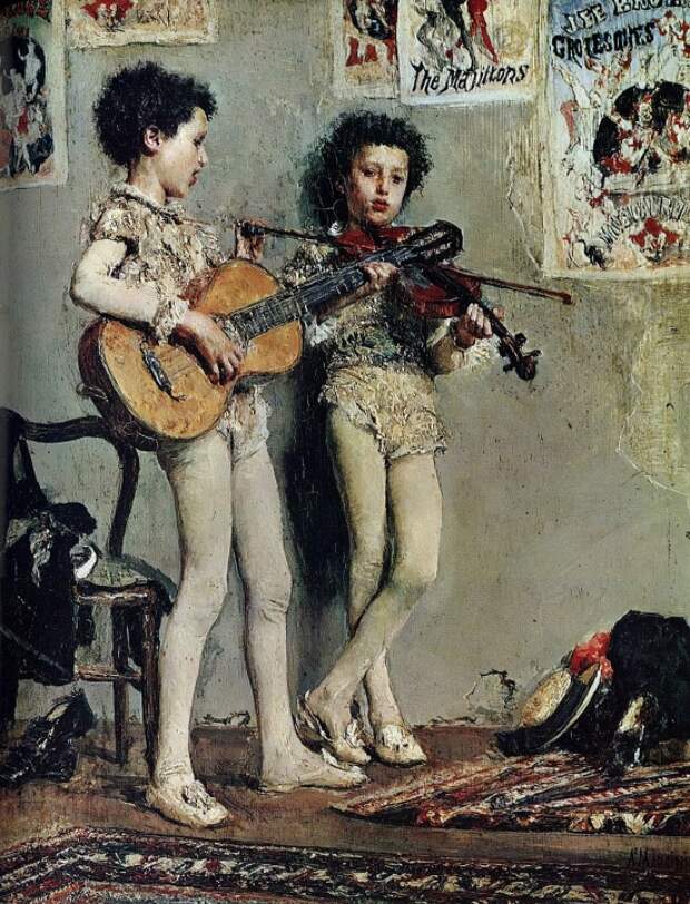 художник Антонио Манчини (Antonio Mancini) картины – 21