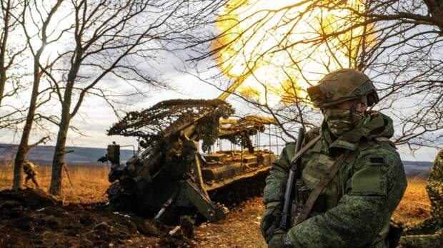 Бойцы ВС России уничтожили опорный пункт ВСУ с помощью робота с турелью