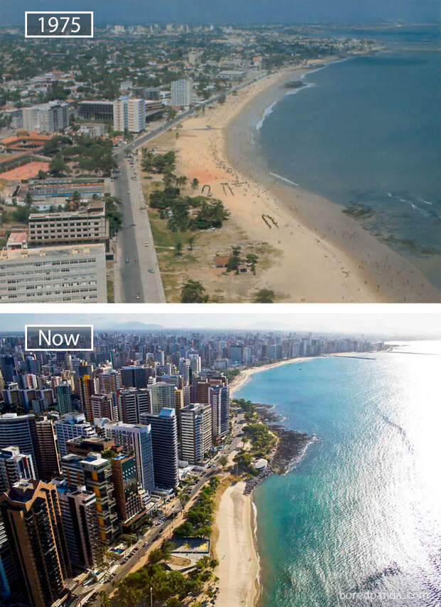 Fortaleza, Brazil - 1975 And Now
