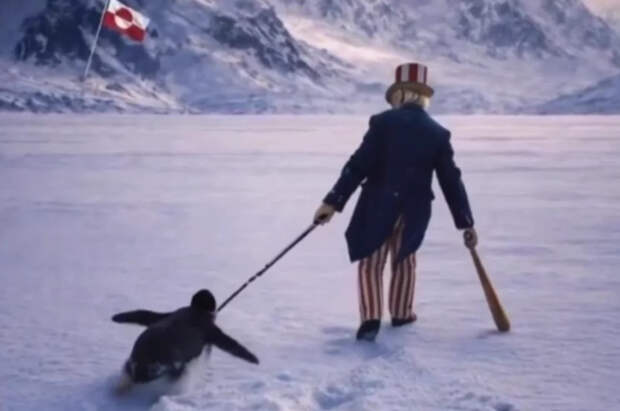 Китайское агентство «Синьхуа» высмеяло снимок Трампа с пингвином