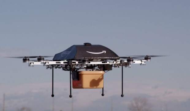 Amazon планирует создать экспресс-доставку с помощью летающих дронов.