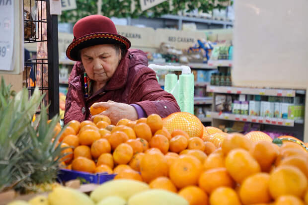 Инфляция в России в период с 14 по 20 апреля составила 0,01%