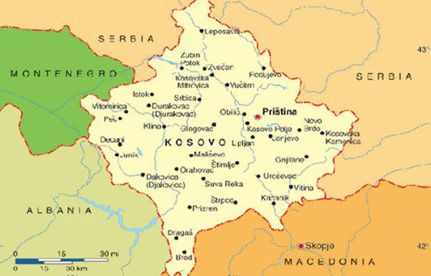 Косово интересное, спор, страны, территория