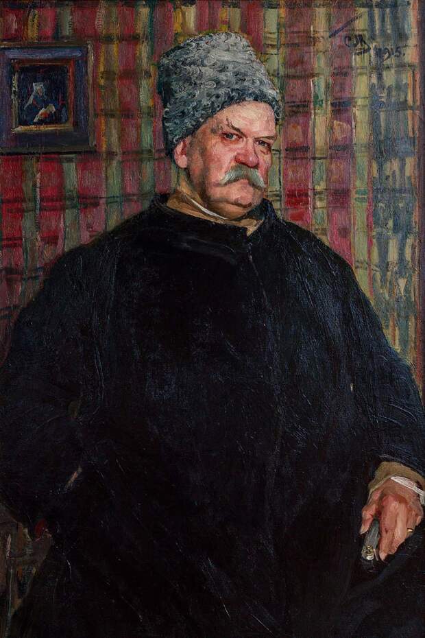 Сергей Малютин, «Портрет Владимира Гиляровского», 1915 год