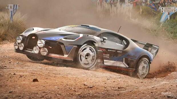 Bugatti Divo Rally Car wrc, авто, автодизайн, автомобили, ралли, спорткары, суперкары, фантазия