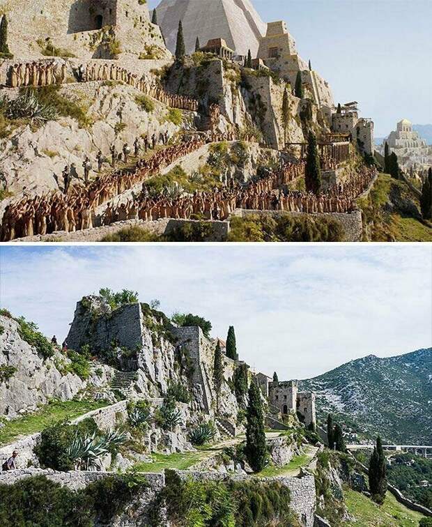 Крепость Клис в Сплите, Хорватия - Миэрин игра престолов, игра престолов (game of thrones), интересные места, локации, места съемок, места съемок фильмов, сериал, фото