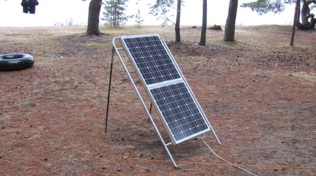 Переносная солнечная электростанция своими руками, сделай сам