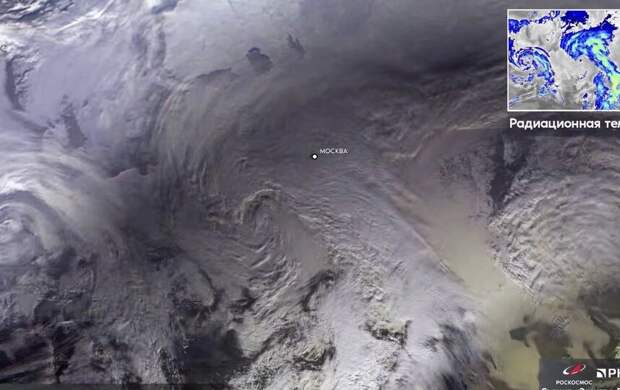 "Роскосмос" показал движение циклона "Фрэнсис" из космоса