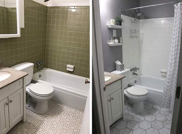 20+ человек, которые отремонтировали свою ванную так, что дизайнеры обзавидовались