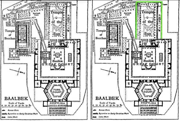 Схема Баальбека.