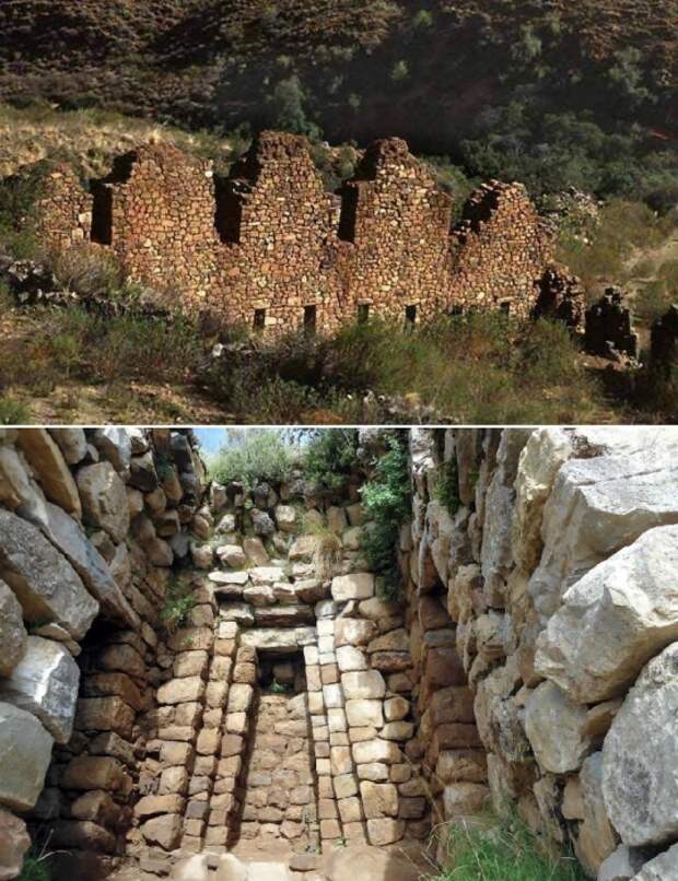 Все, что осталось от древней крепости Инкальяхта (Боливия).