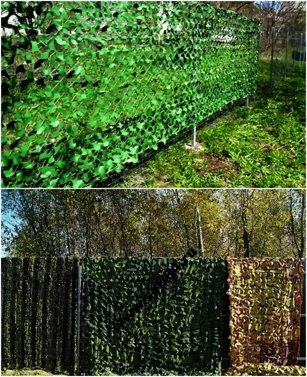 Декоративная рабица изгородь. Чем можно закрыть забор из сетки. Украшение забора из сетки рабицы. Сетчатый забор для дачи. Сетка на рабицу от соседей.